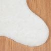vidaXL Faux Rabbit Fur Rug Olite White 50 x 80 cm Polyester
