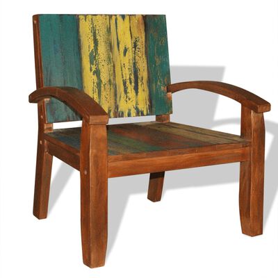 vidaXL Sofa Chair Solid Reclaimed Wood