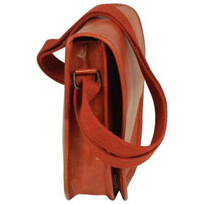 vidaXL Ladies' Handbag Real Leather Tan