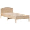 vidaXL Bed Frame without Mattress 90x200 cm Solid Wood Pine