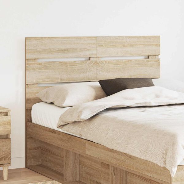 vidaXL Headboard Sonoma Oak 120 cm Engineered Wood