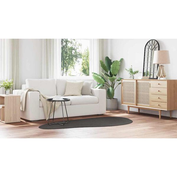 vidaXL Carpet Folding HUARTE Anthracite 100 x 200 cm Polyester