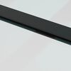 vidaXL Sliding Door with Hardware Set Black 90x205 cm ESG Glass