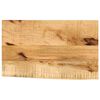 vidaXL Table Top 60x40x3,8 cm Live Edge Solid Wood Rough Mango