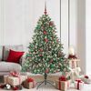 vidaXL Artificial Christmas Tree with 300 LEDs with Stand Green 180 cm