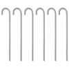 vidaXL Tent Pegs 6 pcs 41.5 cm &Oslash;12 mm Galvanised Steel