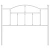 vidaXL Metal Headboard White 107 cm