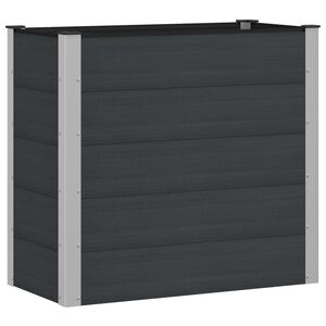 vidaXL Garden Raised Bed Black 100 x 50 x 91 cm