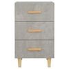 vidaXL Bedside Cabinet Concrete Grey 40x40x66 cm Engineered Wood