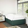 vidaXL Bed Frame without Mattress Dark Green 120x200 cm Velvet