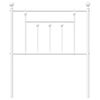 vidaXL Metal Headboard White 75 cm