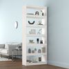 vidaXL Book Cabinet/Room Divider White 80x30x199.5 cm Solid Wood Pine