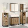 vidaXL Bathroom Furniture Set 4 pcs Artisan oak Engineered wood