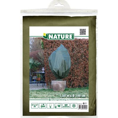Nature Winter Fleece Cover 50 g/m² 157x100 cm Green