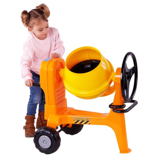Polesie Wader Play Cement Mixer Orange Polypropylene XXL