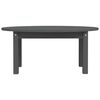 vidaXL Coffee Table Grey 80x40x35 cm Solid Wood Pine