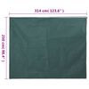 vidaXL Plant Fleece Cover with Zip 70 g/m&sup2; 3.14x2.5 m