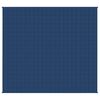 vidaXL Weighted Blanket Blue 220x235 cm King 11 kg Fabric