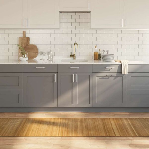 vidaXL Rug Rectangular Natural70x400 cm Bamboo