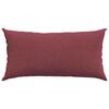 vidaXL Sofa Pillows 2 pcs Wine Red 80 x 40 cm Fabric