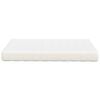 vidaXL Bed Mattress with Mattress Cream 120 x 190 cm Fabric