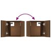 vidaXL 5 Piece TV Cabinet Set Brown Oak Engineered Wood