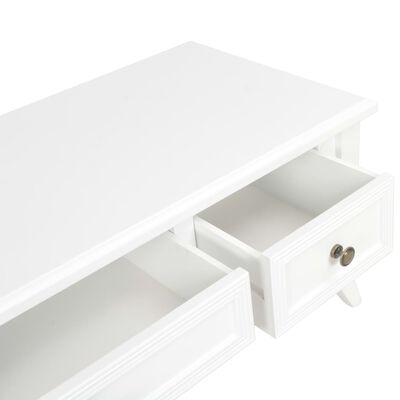 vidaXL TV Cabinet White 100x35x35 cm Wood