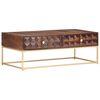 vidaXL Coffee Table 112x50x40 cm Solid Mango Wood