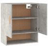vidaXL Wall Cabinet Concrete Grey 60x31x70 cm Engineered Wood