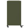 vidaXL Sideboard Olive Green 100.5x39x72 cm Steel