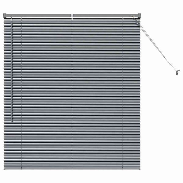 vidaXL Venetian Blinds Manual Dark Grey 130 x 120 cm Aluminium
