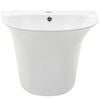 vidaXL Basin White 47 x 45 x 37 cm Glazed Ceramic