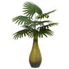vidaXL Artificial Palm Plant 9 Leaves 65 cm Green
