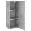 vidaXL TV Wall Cabinet Concrete Grey 40.5x30x102 cm Engineered Wood