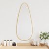 vidaXL Wall Mirror Gold 70x30 cm