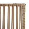 vidaXL Room Divider 6 Panels Beige Poly Rattan