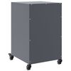 vidaXL Bedside Cabinet Anthracite 36x39x59 cm Steel