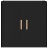 vidaXL Wall Cabinet Black 60x30x60 cm Engineered Wood