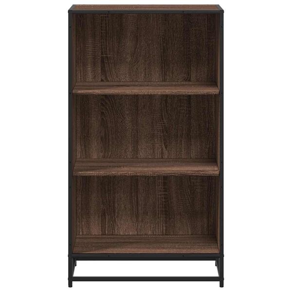 vidaXL Book Cabinet Brown Oak 60x35x107.5 cm Engineered Wood