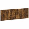 vidaXL Wall-Mounted Headboard UTRECHT Smoked Oak Engineered Wood