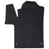 vidaXL Car Mat 2 pcs Black TPE