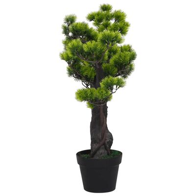 vidaXL Artificial Pinus Bonsai with Pot 70 cm Green