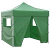 vidaXL Foldable Tent 3x3 m with 4 Walls Green