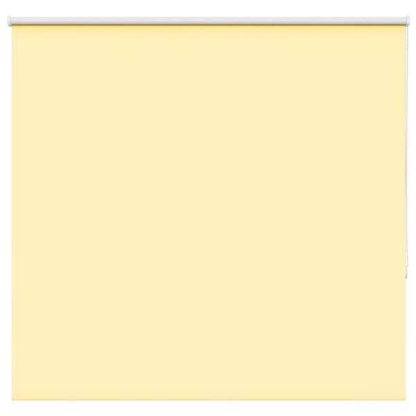 vidaXL Roller Blind Blackout Yellow 160x150 cm Fabric Width 156.6 cm Polyester