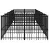 vidaXL Outdoor Dog Kennel Steel 11.26 m&sup2;