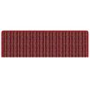 vidaXL Self-adhesive Stair Mats Striped 15 pcs Red 65 x 21 x 4 cm