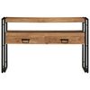 vidaXL Console Table Brown 120 x 33 x 75 cm Solid Acacia Wood