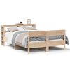 vidaXL Bed Frame without Mattress 150x200 cm King Size Solid Wood Pine