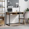 vidaXL Desk with Storage Artisian Oak 100 x 50 x 75 cm Engineered Wood