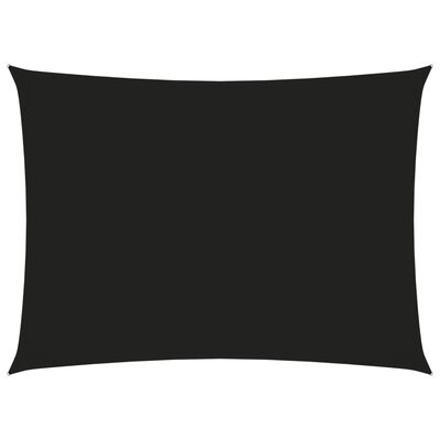 vidaXL Sunshade Sail Oxford Fabric Rectangular 3x4.5 m Black